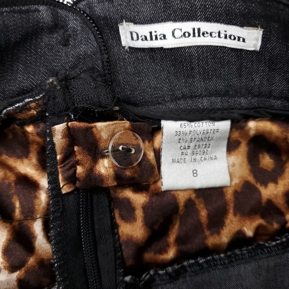 New Dahlia Charcoal Skirt  Gorgeous Zipper Detailing Size 8 - Picture 5 of 9